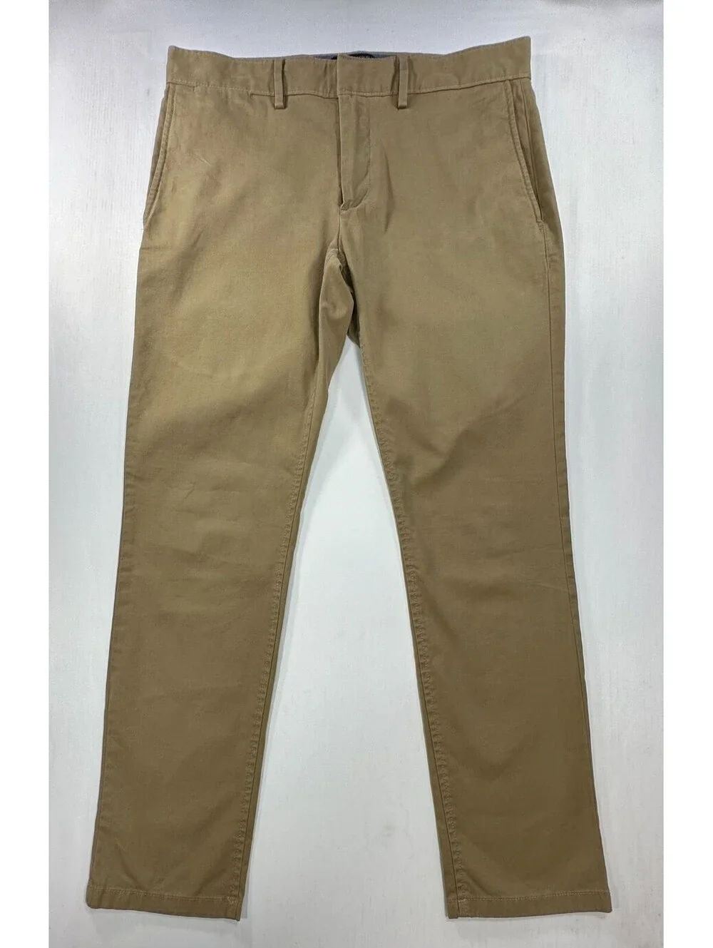 Banana Republic Fulton Stretch Flat Chinos Brown Mens 31/30